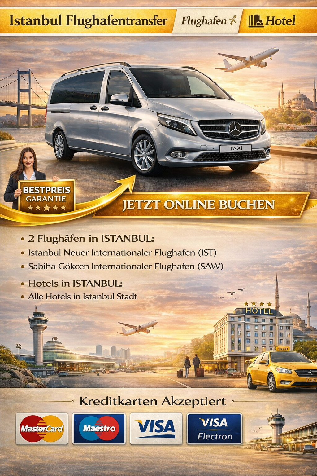 flughafen transfer istanbul online buchen